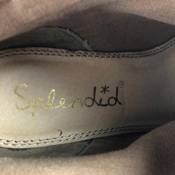 Splendid Lakota Brown Suede Heeled Ankle Boots 6.5 - Picture 7 of 8